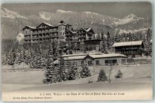 1884 Villars-sur-Ollon - Winter Grand Hotel Muveran Bahnhof