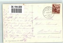 6493 Hospental 1940 Folienkarte / Lackkarte