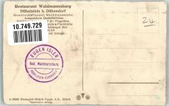 8600 Dübendorf Foto AK Dübelstein Gasthaus Waldmannsburg Vogelschau