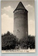 1680 Romont FR 1907 Foto AK Le Donjon