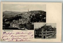 9103 Schwellbrunn 1903 Foto AK Gasthaus zum Kreuz