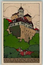 4663 Aarburg Künstlersteindruck Festung sign