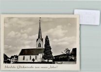 8932 Mettmenstetten FOTO KEINE AK Foto 10cm x 7cm Kirche Neujahrswunsch