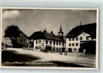 1348 Le Brassus Foto AK Nr. 3327 Verlag SG - Hotel de la Lande et la Post, Postamt, gute Erhaltung AK