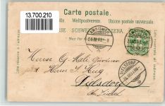 8580 Amriswil 1903 BOAKC Kantonal Bank Schloss Hagenweil Lithographie