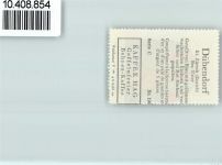 8600 Dübendorf - Vignette Wappen Kaffee Hag ca 1920-1940 Einhorn