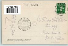 8000 Zürich 1909 Prägedruck Verlag NPG Nr. 2 Zürichhorn mit kleinem See und Brücke
