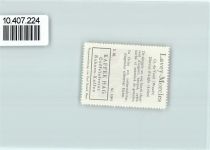 1892 Morcles - Vignette Wappen Kaffee Hag 1920-1940 Hahn