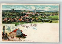 8450 Andelfingen 1900 BOAKC Gasthaus Löwen Lithographie