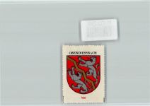 3672 Oberdiessbach - Vignette Wappen Kaffee Hag ca 1920-1940