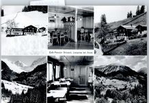 7057 Langwies - Winter- Karte, Café Pension Brüesch