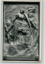 vom Weltkrieg umtobt. Plakette AK Helvetia