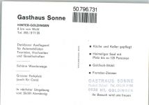 8638 Hintergoldingen Goldingen - Gasthaus Sonne