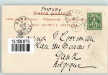 Grimselpost Fünfspänner Postkutsche Schweiz 1901