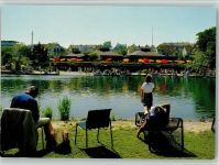 4142 Münchenstein - Ausflügler am Albansee