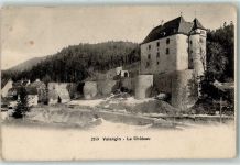 2042 Valangin Gebrauchsspuren Schloss