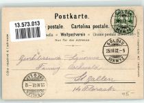 6410 Goldau 1902 Lithographie sign. Steinmann, C. Künstler-Postkarte