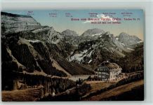 9472 Grabs 1919 - Kurhaus Voralp Blick auf See und Gebirge