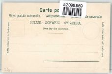 9620 Lichtensteig Lithographie Marktsgasse Kirche St. Loretto