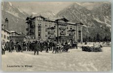 7078 Lenzerheide/Lai 1924 Gebrauchsspuren Winter Reißnagelloch