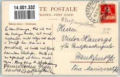 7078 Lenzerheide/Lai 1924 Gebrauchsspuren Winter Reißnagelloch