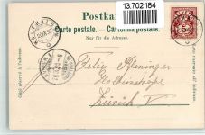 9427 Wolfhalden 1898 BOAKC Lithographie Pension Blatter Zum Lindenberg Wald