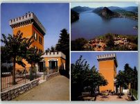 Monte Bré - Gasthaus Torretta Hüttenstempel Panoramaturm