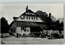 2515 Prêles Karte beschädigt Hotel Pension de l'Ours et Parc-Auto