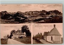 9413 Oberegg 1914 - Gasthaus u. Pension Rössli St. Anton-Kapelle Kühe