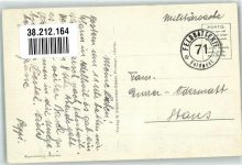 8754 Netstal Foto AK Bahnhof Glärnischkette Feldpost Feldbatterie 71