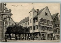 8266 Steckborn 1908 Foto AK Hotel Krone