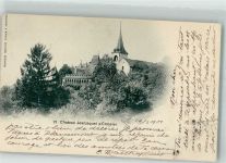 2088 Cressier NE 1901 Foto AK Schloss Jeanjaquet