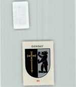 9200 Gossau SG - Vignette Wappen Kaffee Hag ca 1920-1940 Bär Kreuz
