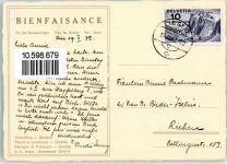 6596 Gordola - sign. E Zuppinger Bienfaisance für die Schwerhörigen