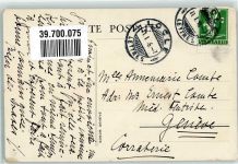 1916 Künstlerkarte sign. Delachaux Bauernhof