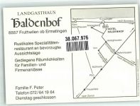 8272 Ermatingen FOTO KEINE AK Gasthaus Haldenhof