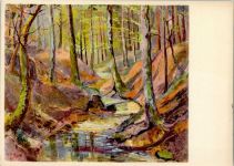 sign H.R. Meyer . Morgensonne im Frühling, gute Erhaltung AK Pro Infirmis Schweiz 1943 Künstlerkarte