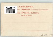 8757 Filzbach Lithographie Gasthaus zum Rössli Dependance