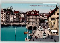 8000 Zürich - Rathausquai Gemüsebrücke Tram