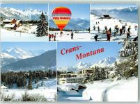 3963 Montana - Winter Ballon Skifahrer