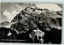 Maderanertal Foto AK Hotel S.A.C. Düssistock Hüttenstempel