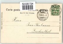 8636 Wald ZH 1902 Lithographie Kirche