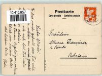 Künstlerkarte Senner mit Ziege AK