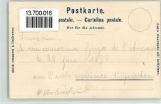 2149 Champ-du-Moulin BOAKC Hotel Sentier des Gorges Vorlaüfer Druck um 1890 Lithographie