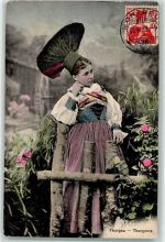 1912 - Thurgauer Trachtenmädchen