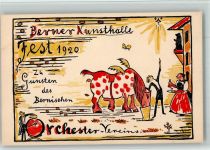 3000 Bern Berne 1920 BOAKC Kunsthalle Orchester Verein sign. Morgenthaler Lithographie