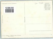 7450 Tiefencastel Foto AK Julierroute Winter Schnee Kirche Auto