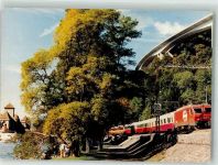 Re 4/4 IV 10103 en tete du TEE Lemano pres de Chillon