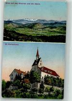 St Chrischona 1923 Foto AK Rheintal Kirche