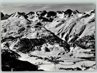 7505 Celerina/Schlarigna - mit Blick auf das Skigebiet Saluver-Trais Fluors